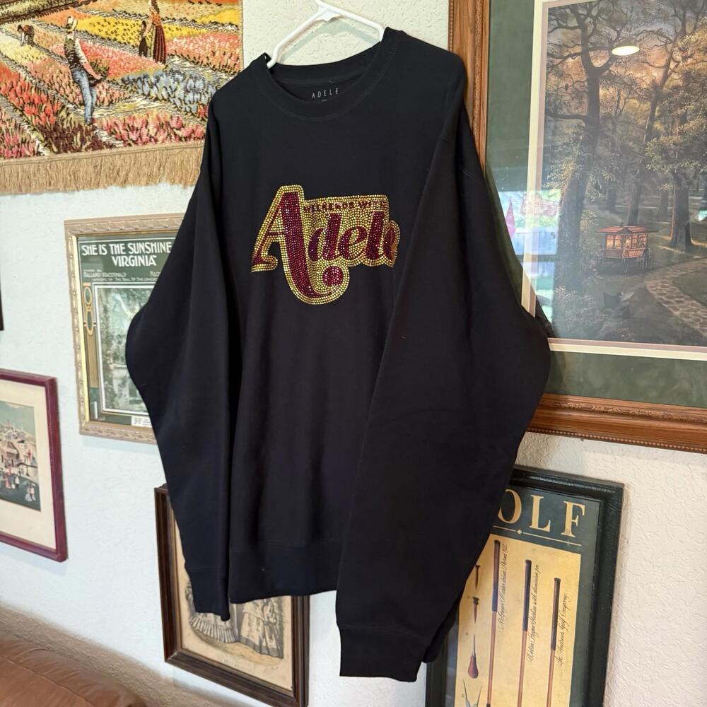Weekends With Adele Official Rhinestone Crewneck … - image 3